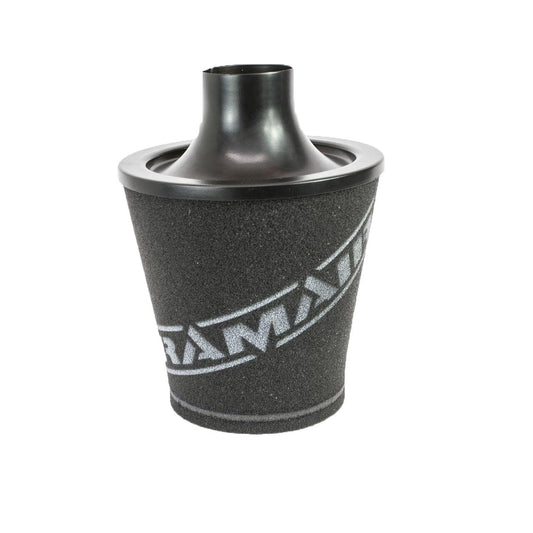 JS-175-60-BK 60mm OD Neck Medium Black Aluminium Base Cone Filter