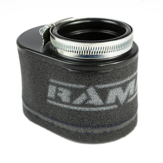 Ramair Oval Body Motorcycle Pod Air Filter - 55mm ID Neck