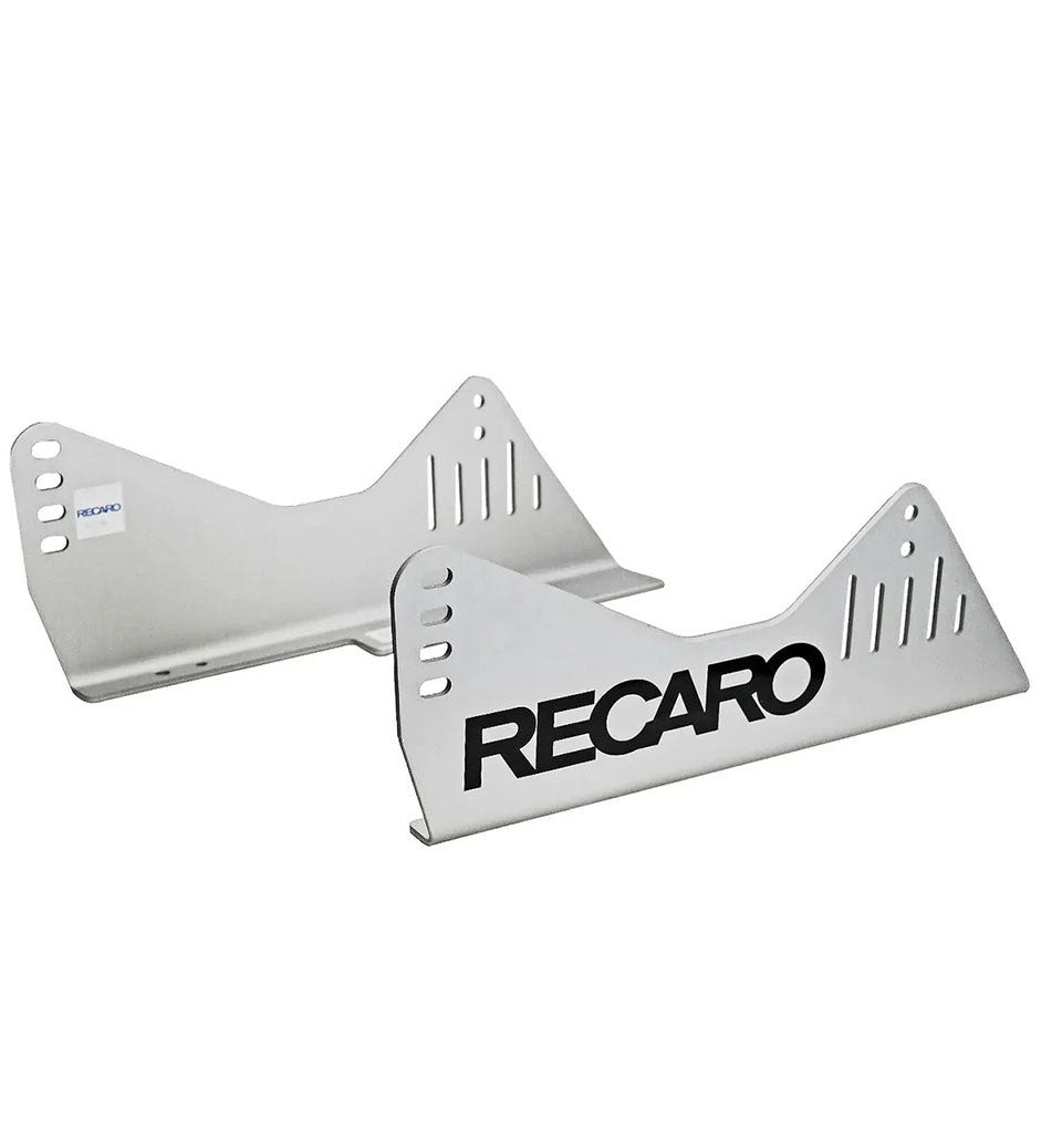 Recaro Side Mounting Bracket White Aluminum
