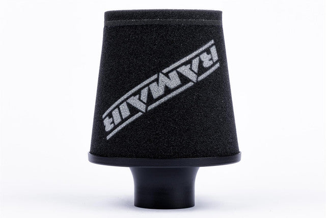 JS-150-90-BK 90mm OD Neck Small Black Aluminium Base Cone Filter