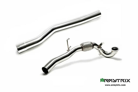 Armytrix VOLKSWAGEN MK7 R/ AUDI S3 V8 I STAINLESS STEEL DECATTED DOWNPIPE
