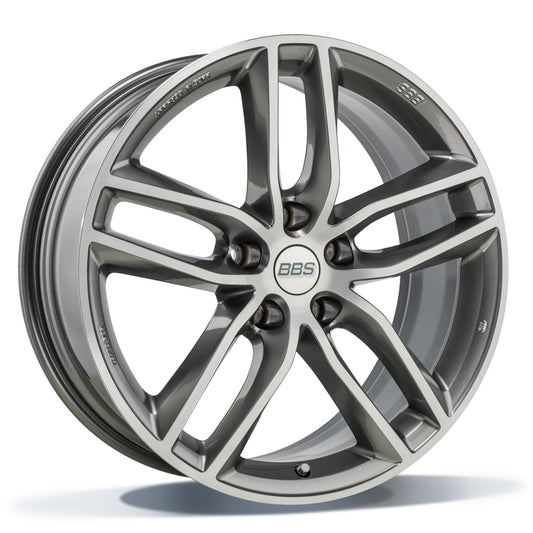 BBS SX PLATINUM SILVER, DIAMONDCUT 8X18 5X112 ET44 NB82