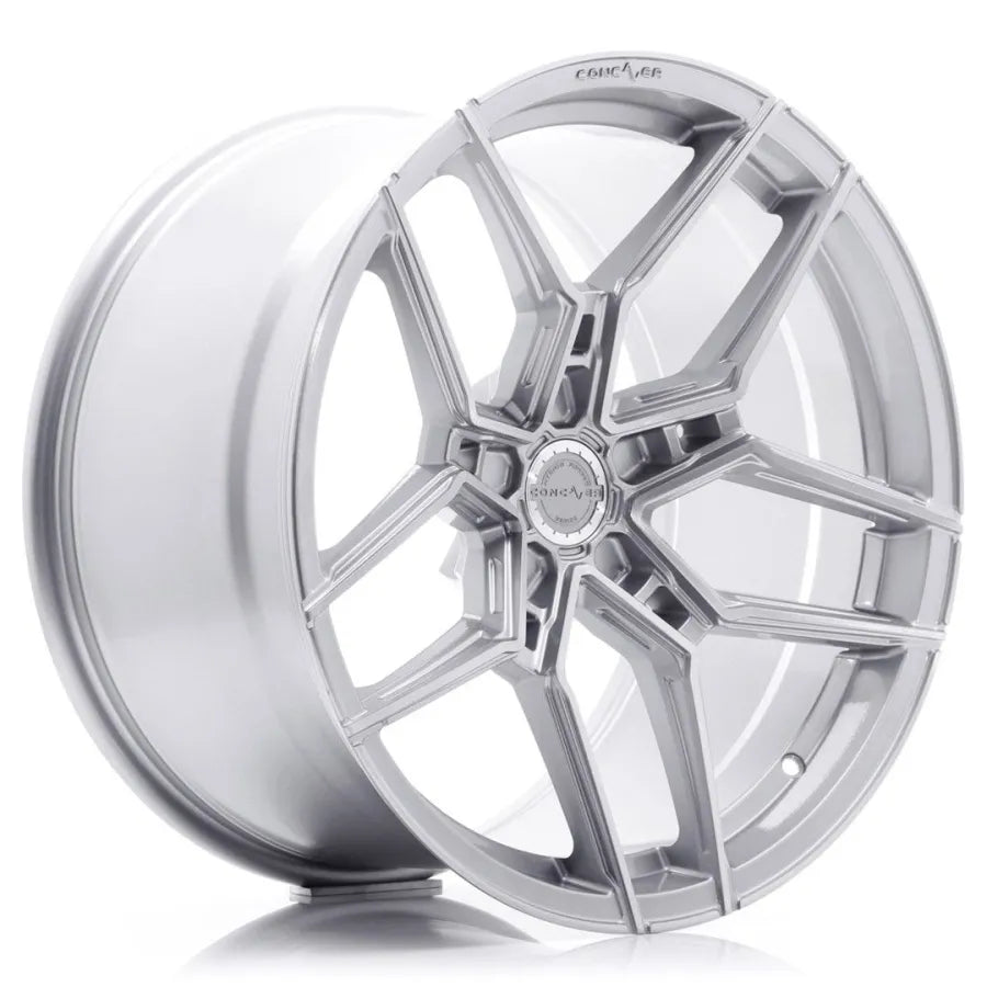 Concaver CVR5 Wheels 19 Inch 9.5J ET20-45 Custom PCD Deep Concave Flow Form Brushed Titanium