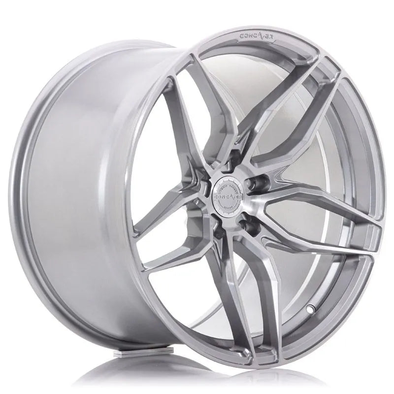 Concaver CVR3 Wheels 19 Inch 10.5J ET15-57 Custom PCD Deep Concave Flow Form Brushed Titanium