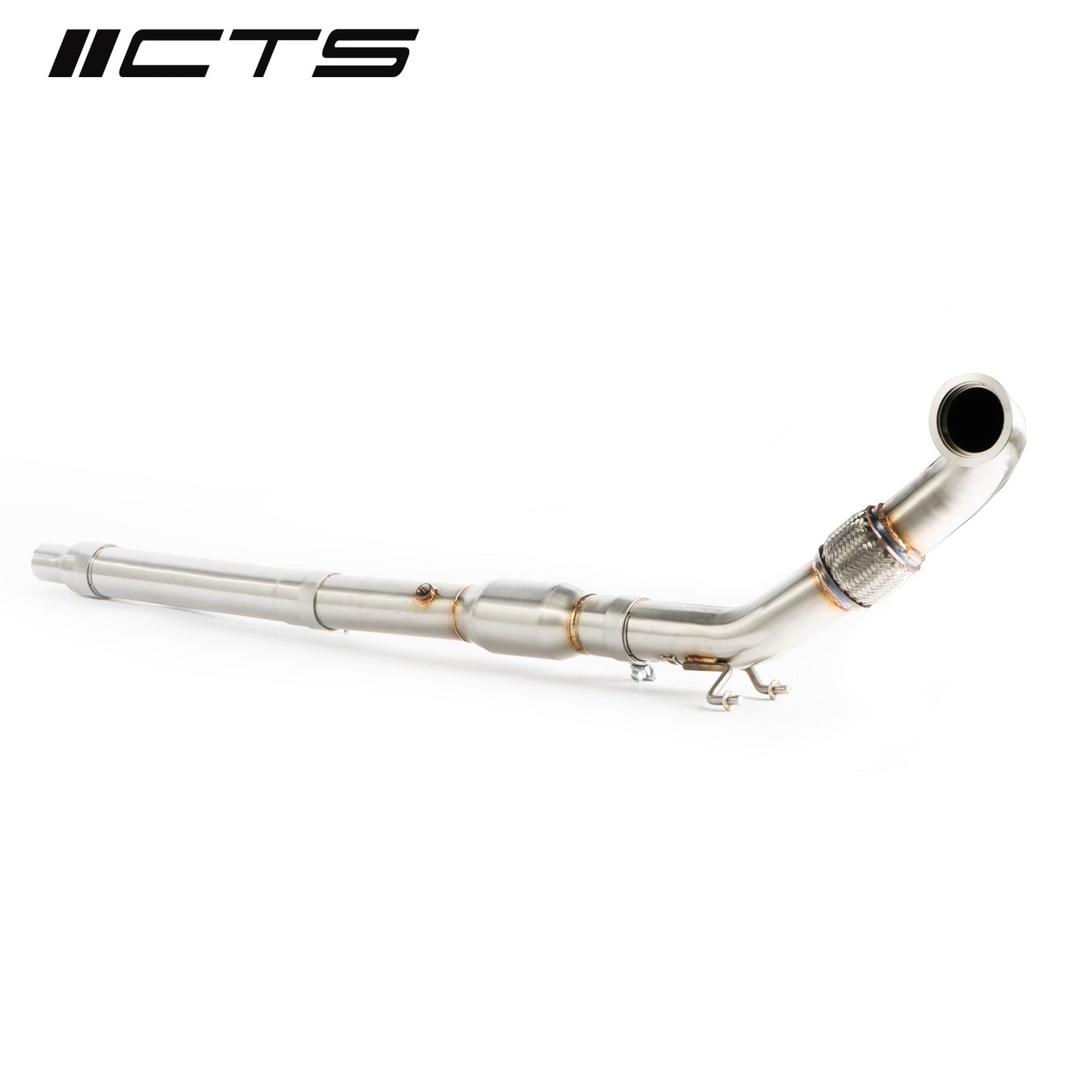 CTS Turbo Downpipe with High-Flow Cat – GEN3 1.8T/2.0T TSI