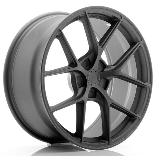JR-Wheels SL01 Super Light Wheels 20 Inch 9.5J ET15-42 Custom PCD Flow Form Flat Gun Metal