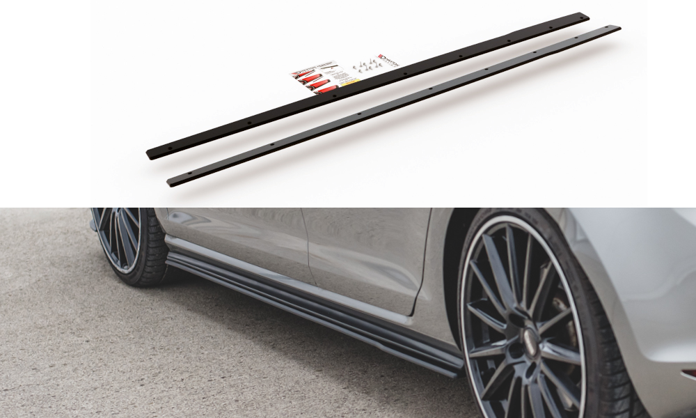 MAXTON DESIGN SIDE SKIRT SPLITTERS VOLKSWAGEN GOLF VII GTI / GTE / GTD