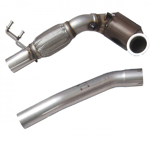 RACINGLINE GOLF 7 R 2.0 TSI FRONT EXHAUST SYSTEM WITH HIGH FLOW CATALYST