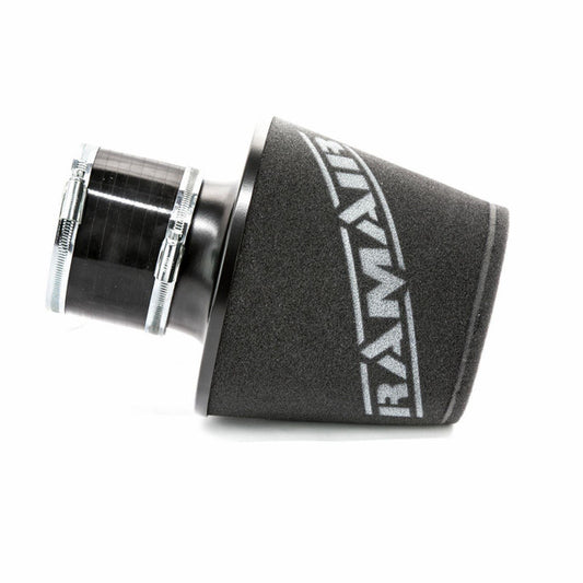 JS-109-BK-KIT 100mm OD Neck Black Large Aluminium Base Cone Filter With Silicone Coupler