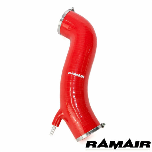 Red Ramair Silicone Intake Hose - Ford Fiesta ST 180 MK7 Ecoboost