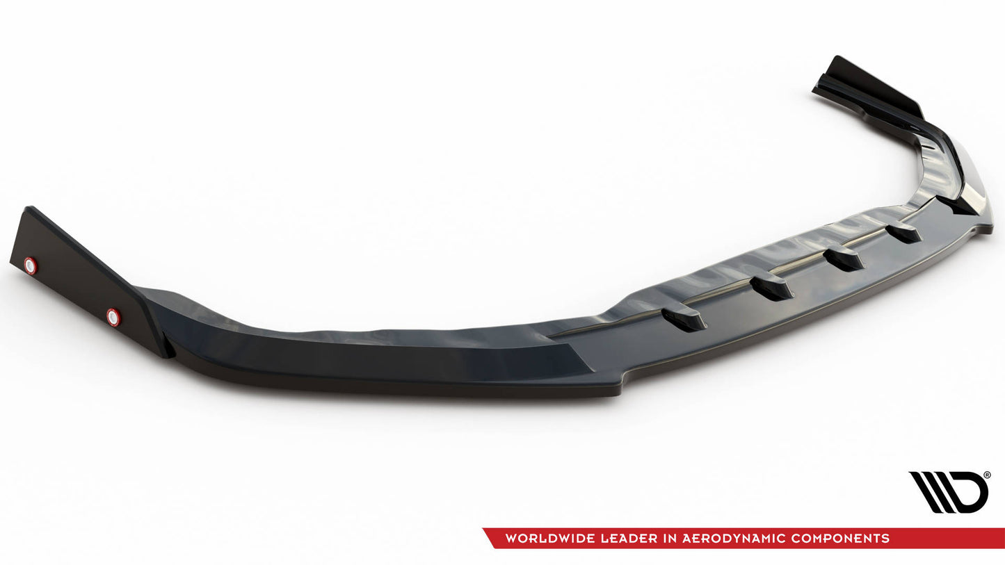 MAXTON DESIGN FRONT SPLITTER + FLAPS NISSAN GTR R35 FACELIFT