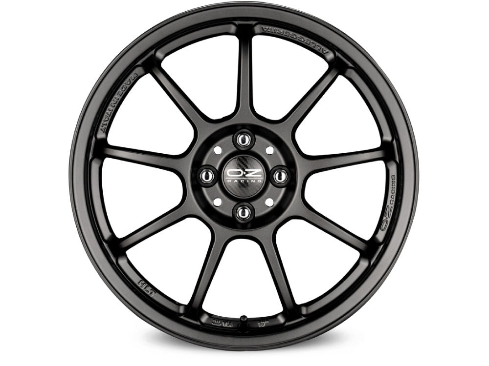 OZ-Racing Alleggerita HLT Wheels 18 Inch 8.5J ET30 5x114.3 Flat Graphite