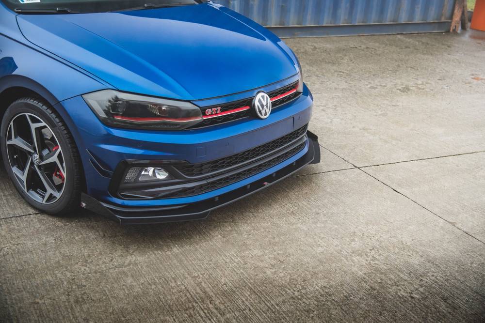 MAXTON DESIGN VOLKSWAGEN POLO MK6 GTI STREET PRO SPLITTERS INCL. FLAPS
