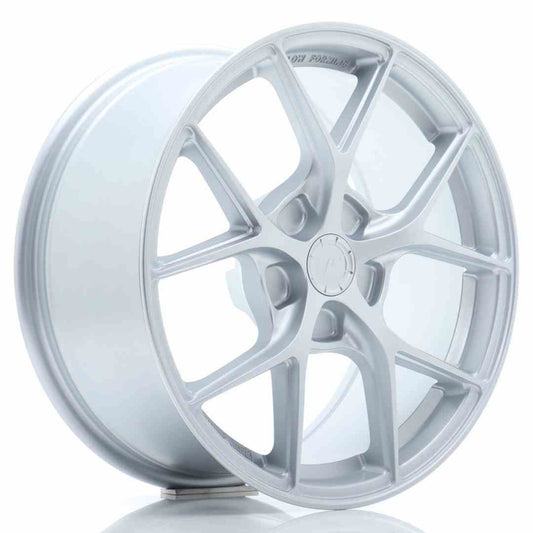 JR-Wheels SL01 Super Light Wheels 17 Inch 9J ET20-50 Custom PCD Flow Form Flat Silver