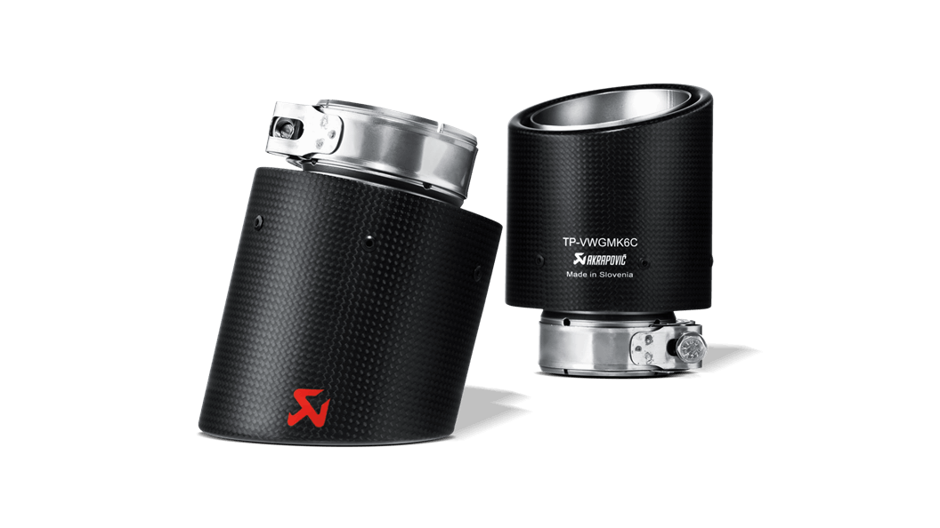 Akrapovic Volkswagen Golf VI - TAIL PIPE SET (CARBON)