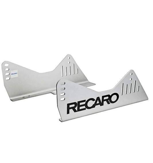 Recaro Side Mounting Bracket White Aluminum