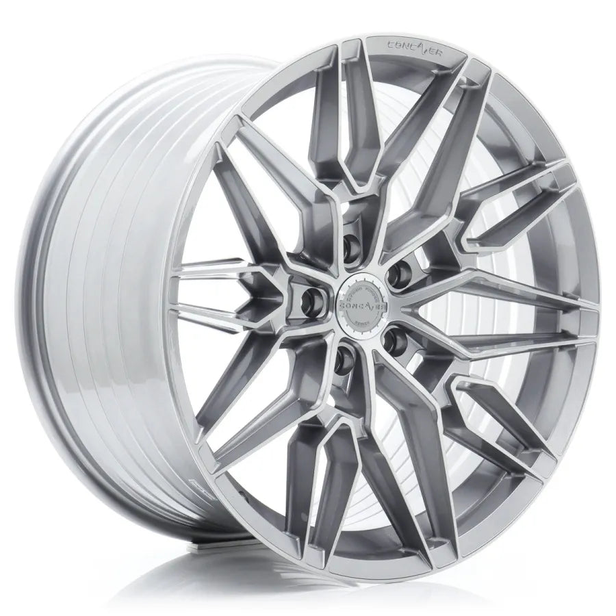 Concaver CVR6 Wheels 19 Inch 10J ET20-51 Custom PCD Deep Concave Flow Form Brushed Titanium