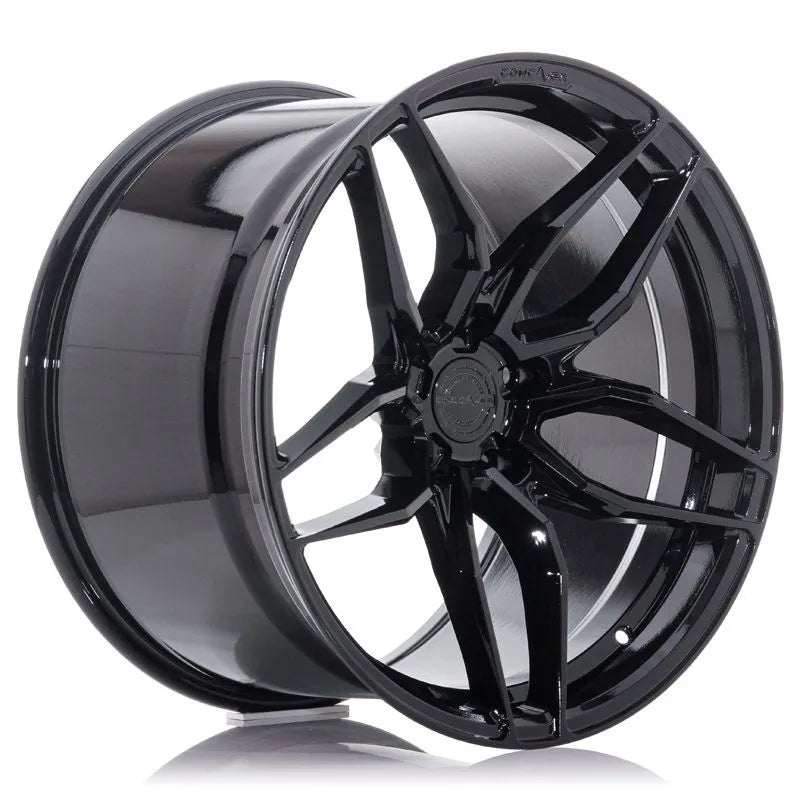 Concaver CVR3 Wheels 19 Inch 9J ET20-40 Custom PCD Deep Concave Flow Form Platinum Black