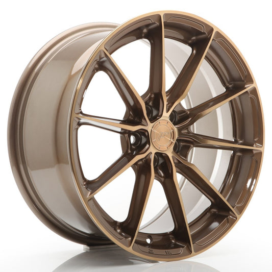 JR-Wheels JR37 Wheels 19 Inch 9.5J ET40 5x120 Platinum Bronze