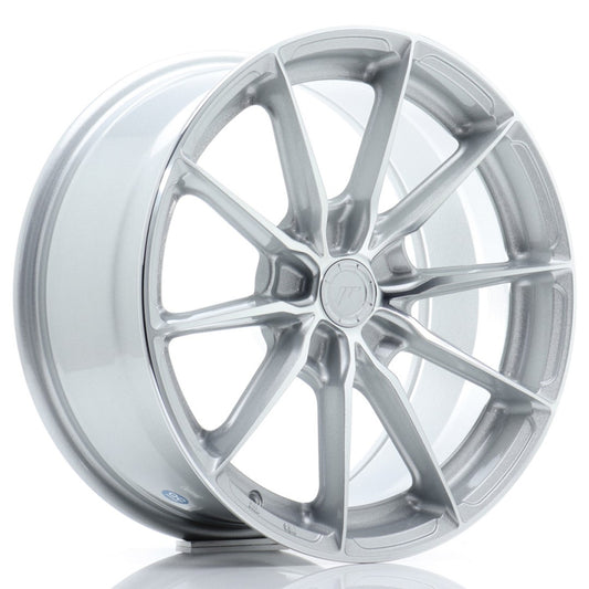 JR-Wheels JR37 Wheels 19 Inch 8.5J ET45 5x112 Silver Machined