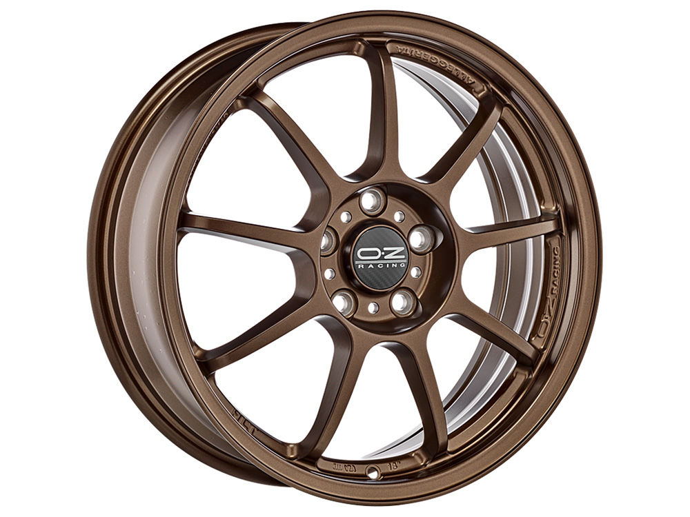 OZ-Racing Alleggerita HLT Wheels 18 Inch 8.5J ET30 5x114.3 Flat Bronze
