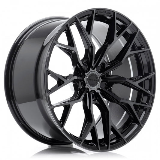 Concaver CVR1 Wheels 21 Inch 9.5J ET35 5x112 Deep Concave Double Tinted Black