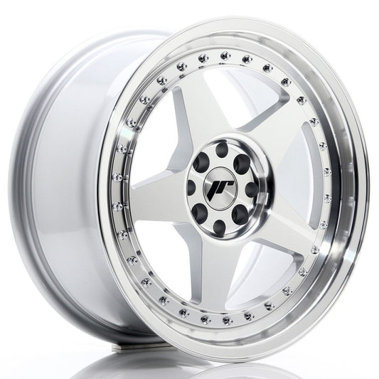 JR-Wheels JR6 Wheels 17 Inch 8J ET35 5x108,5x112 Silver Machined