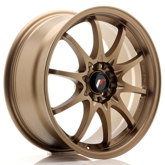 JR-Wheels JR5 Wheels 17 Inch 7.5J ET35 4x100,4x114.3 Dark Anodize Bronze