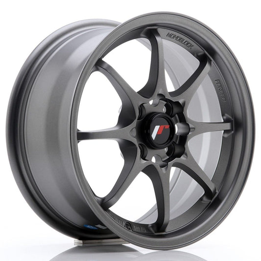 JR-Wheels JR5 Wheels 15 Inch 7J ET35 4x100 Flat Gun Metal