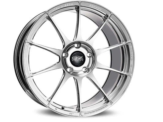 OZ-Racing Superforgiata Wheels 19 Inch 8.5J ET42 5x112 Ceramic Polished