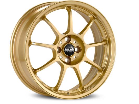 OZ-Racing Alleggerita HLT Wheels 18 Inch 8J ET40 5x110 Flow Form Race Gold