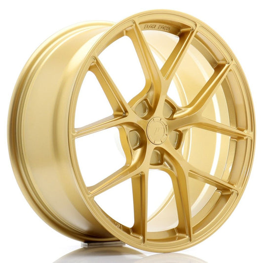 JR-Wheels SL01 Super Light Flow Formed Velgen 17 Inch 9J ET20-50 Custom PCD Gold