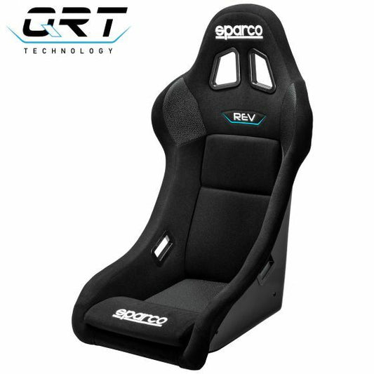 Sparco Bucket Seat REV QRT Black Fiberglass