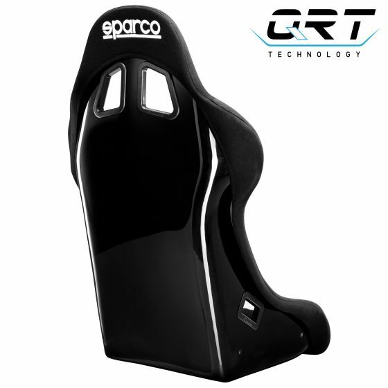 Sparco Bucket Seat REV QRT Black Fiberglass