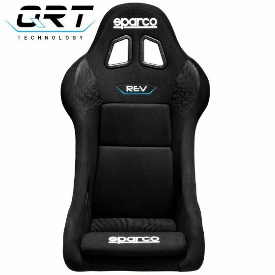 Sparco Bucket Seat REV QRT Black Fiberglass